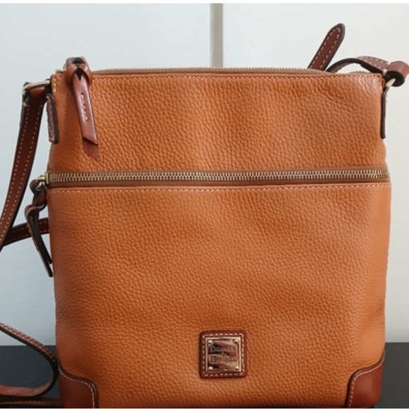 Dooney & Bourke Handbags - Dooney & Bourke Brown Leather Messenger Bag